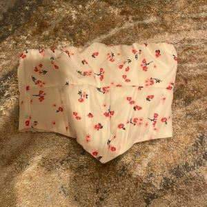 princess polly ivy bustier floral top